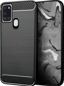 Hello Case ETUI PANCERNE KARBON DO SAMSUNG GALAXY A21S SZKŁO 2