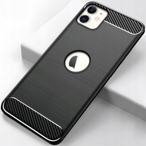 Hello Case ETUI DO IPHONE 11 | PANCERNE KARBON CASE CZARNE | OBUDOWA SZKŁO HARTOWANE 6