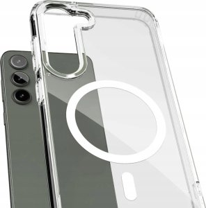 Hello Case Etui Magsafe Do Samsung Galaxy S24 Plus ( Przezroczyste, Wzmacniane) Szkło 2