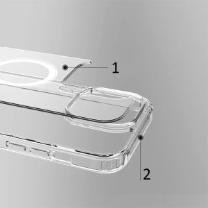 Hello Case Etui Magsafe Do Samsung Galaxy S24 Plus ( Przezroczyste, Wzmacniane) Szkło 6