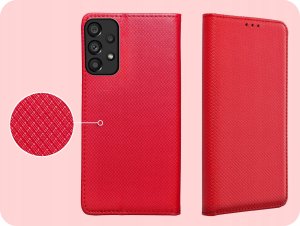Hello Case ETUI Z KLAPKĄ DO Samsung Galaxy A53 5G CZERWONE ZAMYKANE MAGNETYCZNE 4
