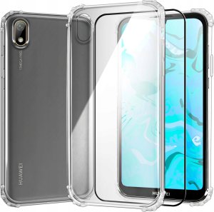 Hello Case ETUI PANCERNE DO HUAWEI Y5 2019 | CASE SILIKON GUMA SLIM ANTI SHOCK SZKŁO 1