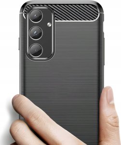 Hello Case ETUI DO SAMSUNG GALAXY A55 | PANCERNE KARBON CASE CZARNE 2