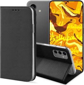 Hello Case ETUI Z KLAPKĄ DO SAMSUNG GALAXY S24 CZARNE ZAMYKANE MAGNETYCZNE KABURA FLIP 1