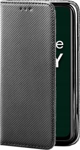 Hello Case ETUI Z KLAPKĄ DO REALME C21Y CZARNE ZAMYKANE MAGNETYCZNE KABURA FUTERAŁ 3
