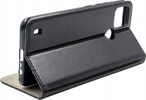 Hello Case ETUI Z KLAPKĄ DO REALME C21Y CZARNE ZAMYKANE MAGNETYCZNE KABURA FUTERAŁ 4