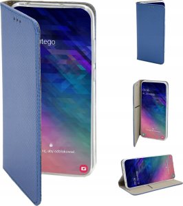 Hello Case ETUI Z KLAPKĄ DO XIAOMI REDMI NOTE 10 NIEBIESKIE ZAMYKANE MAGNETYCZNE FLIP 1