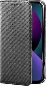 Hello Case ETUI Z KLAPKĄ DO IPHONE 13 PRO CZARNE ZAMYKANE MAGNETYCZNE KABURA FUTERAŁ 3