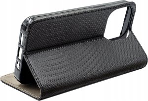 Hello Case ETUI Z KLAPKĄ DO IPHONE 13 PRO CZARNE ZAMYKANE MAGNETYCZNE KABURA FUTERAŁ 4