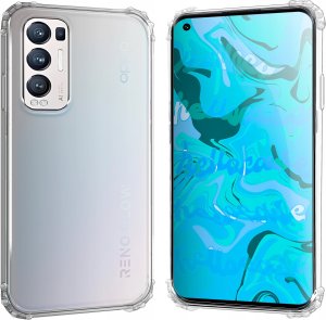 Hello Case ETUI PANCERNE DO OPPO RENO 5 PRO 5G | CASE SILIKON GUMOWE SLIM SHOCK SZKŁO 3