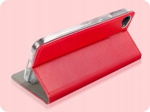 Hello Case ETUI Z KLAPKĄ DO APPLE IPHONE 7 / 8 / SE 2020 / SE 2022 CZERWONE ZAMYKANE 5