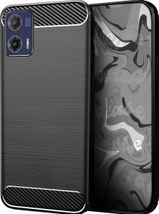 Hello Case ETUI DO MOTOROLA MOTO G73 | PANCERNE KARBON CASE CZARNE 1