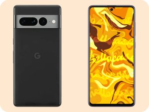 Hello Case Etui do Google Pixel 7 Pro (Czarne, Matowe, Obudowa Slim, Silikon) SZKŁO 3
