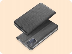 Hello Case ETUI Z KLAPKĄ DO MOTOROLA MOTO G50 CZARNE ZAMYKANE MAGNETYCZNE KABURA FLIP 2