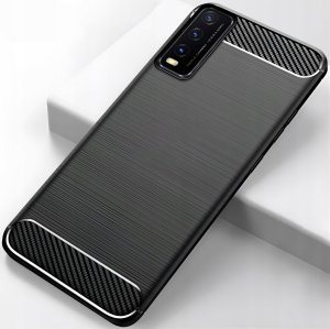 Hello Case ETUI DO VIVO Y11S / Y20S / Y12S | PANCERNE KARBON CASE CZARNE 2