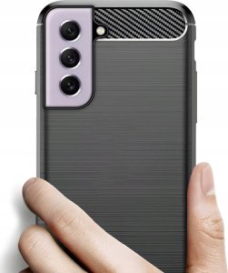 Hello Case ETUI KARBON DO SAMSUNG GALAXY S21 FE SZKŁO 9H 4