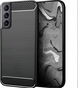 Hello Case ETUI DO SAMSUNG GALAXY S21 | PANCERNE KARBON CASE CZARNE | OBUDOWA SZKŁO 6