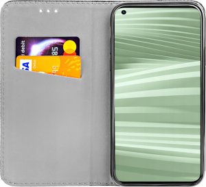 Hello Case ETUI Z KLAPKĄ DO REALME GT2 PRO 5G CZARNE ZAMYKANE MAGNETYCZNE KABURA FLIP 1