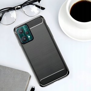 Hello Case ETUI DO REALME 9 PRO PLUS / 9 4G | PANCERNE KARBON CASE CZARNE 4