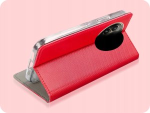 Hello Case ETUI Z KLAPKĄ DO REALME 12 PRO / PRO PLUS CZERWONE ZAMYKANE MAGNETYCZNE 5