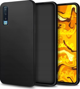 Hello Case Etui do Samsung Galaxy A03 (Czarne, Matowe, Obudowa Slim, Silikon) 1