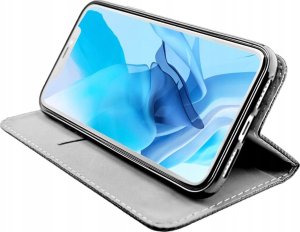 Hello Case ETUI Z KLAPKĄ DO HUAWEI P9 LITE CZARNE ZAMYKANE MAGNETYCZNE KABURA FUTERAŁ 2