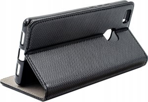 Hello Case ETUI Z KLAPKĄ DO HUAWEI P9 LITE CZARNE ZAMYKANE MAGNETYCZNE KABURA FUTERAŁ 4
