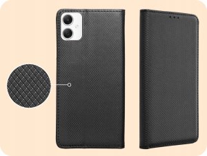 Hello Case ETUI Z KLAPKĄ DO SAMSUNG GALAXY A05 CZARNE ZAMYKANE MAGNETYCZNE KABURA FLIP 4