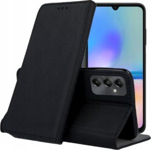 Hello Case ETUI Z KLAPKĄ DO SAMSUNG GALAXY A05S CZARNE ZAMYKANE MAGNETYCZNE KABURA 1