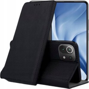 Hello Case ETUI Z KLAPKĄ DO XIAOMI MI 11 CZARNE ZAMYKANE MAGNETYCZNE KABURA FUTERAŁ 1