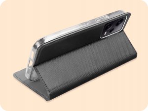 Hello Case ETUI Z KLAPKĄ DO MOTOROLA EDGE 20 LITE 5G CZARNE ZAMYKANE MAGNETYCZNE FLIP 5