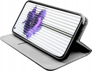 Hello Case ETUI Z KLAPKĄ DO NOTHING PHONE 1 CZARNE ZAMYKANE MAGNETYCZNE KABURA FUTERAŁ 2