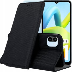 Hello Case ETUI Z KLAPKĄ DO XIAOMI REDMI A1 CZARNE ZAMYKANE MAGNETYCZNE KABURA FUTERAŁ 1