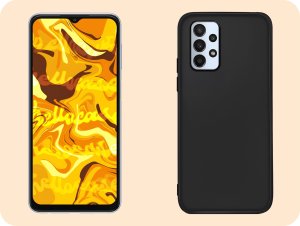 Hello Case Etui do Samsung Galaxy A23 4G / 5G / M23 5G (Matowe, Obudowa Slim) SZKŁO 4