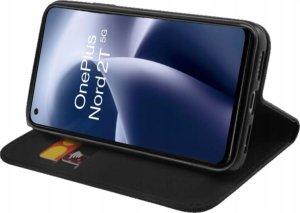 Hello Case ETUI Z KLAPKĄ DO ONEPLUS NORD 2T 5G CZARNE ZAMYKANE MAGNETYCZNE KABURA FLIP 5