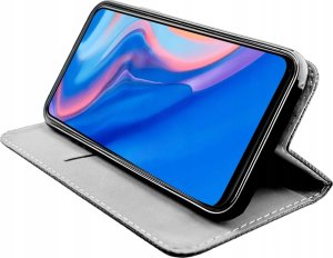 Hello Case ETUI Z KLAPKĄ DO HUAWEI P SMART Z CZARNE ZAMYKANE MAGNETYCZNE KABURA FLIP 2