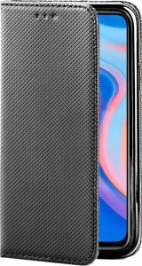 Hello Case ETUI Z KLAPKĄ DO HUAWEI P SMART Z CZARNE ZAMYKANE MAGNETYCZNE KABURA FLIP 3