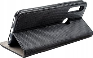 Hello Case ETUI Z KLAPKĄ DO HUAWEI P SMART Z CZARNE ZAMYKANE MAGNETYCZNE KABURA FLIP 4