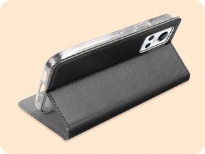 Hello Case ETUI Z KLAPKĄ DO REALME GT NEO 3 CZARNE ZAMYKANE MAGNETYCZNE KABURA FUTERAŁ 5