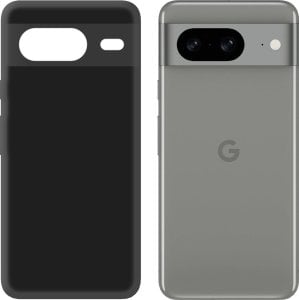 Hello Case ETUI DO GOOGLE PIXEL 8A GUMOWE OBUDOWA CZARNE MATOWE SILIKON POKROWIEC 1