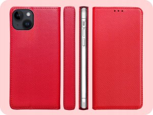 Hello Case ETUI Z KLAPKĄ DO Apple iPhone 14 Plus CZERWONE ZAMYKANE MAGNETYCZNE 6