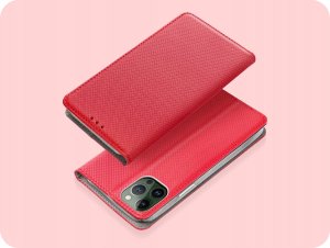 Hello Case ETUI Z KLAPKĄ DO Apple iPhone 12 Pro Max CZERWONE ZAMYKANE MAGNETYCZNE 2