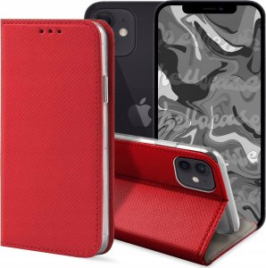 Hello Case ETUI Z KLAPKĄ DO Apple iPhone 14 Pro CZERWONE ZAMYKANE MAGNETYCZNE 1