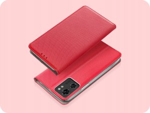 Hello Case ETUI Z KLAPKĄ DO Motorolo Moto Edge 40 CZERWONE ZAMYKANE MAGNETYCZNE 2