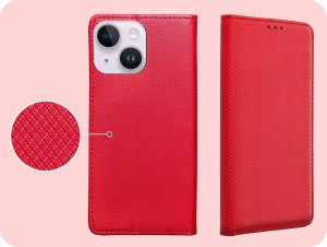 Hello Case ETUI Z KLAPKĄ DO Apple iPhone 14 CZERWONE ZAMYKANE MAGNETYCZNE 4