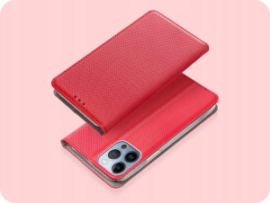 Hello Case ETUI Z KLAPKĄ DO Apple iPhone 13 Pro Max CZERWONE ZAMYKANE MAGNETYCZNE 2