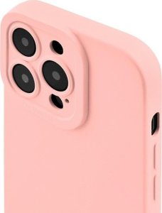 Hello Case Etui case obudowa do Apple iPhone 15 różowe matowe silikonowe 5