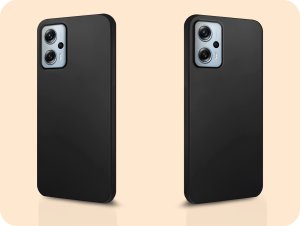 Hello Case Etui do Xiaomi 11T / 11T Pro (Czarne, Matowe, Obudowa, Silikon) SZKŁO 9H 6
