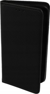 Hello Case ETUI Z KLAPKĄ DO HUAWEI P8 LITE CZARNE ZAMYKANE MAGNETYCZNE KABURA FUTERAŁ 4