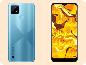 Hello Case Etui do Realme C11 2021 / C20 (Czarne, Matowe, Slim, Silikon) SZKŁO 9H 3